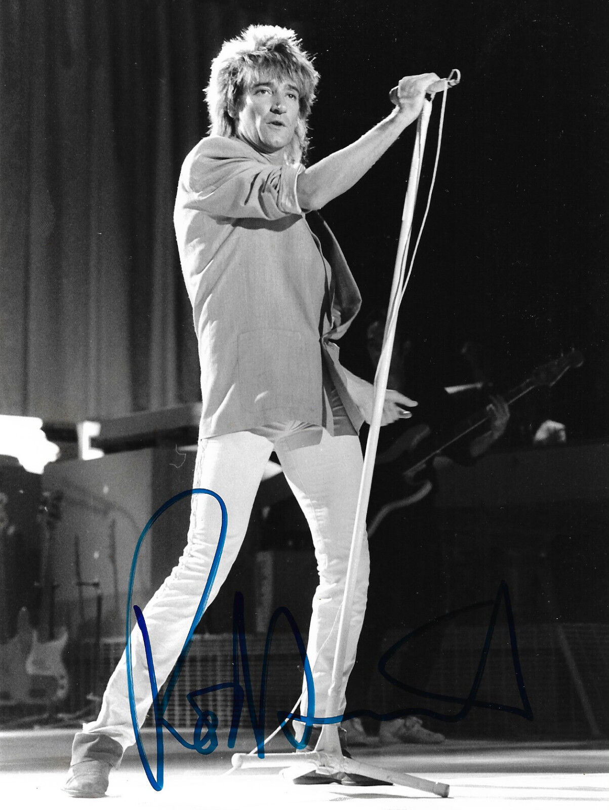 Rod Stewart signed 6x8 inch Photo Poster painting autograph ACOA