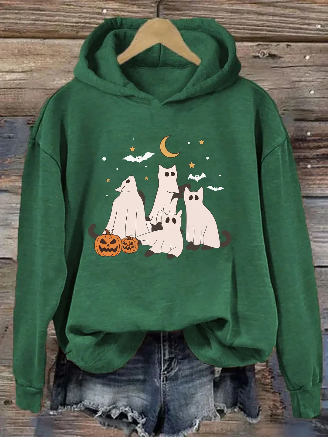 Ghost Cat Hoodie