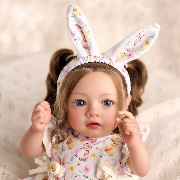 Babeside Quiet Reborn Baby Daisy 20'' Toddler Girl Emotional Comfort Companion