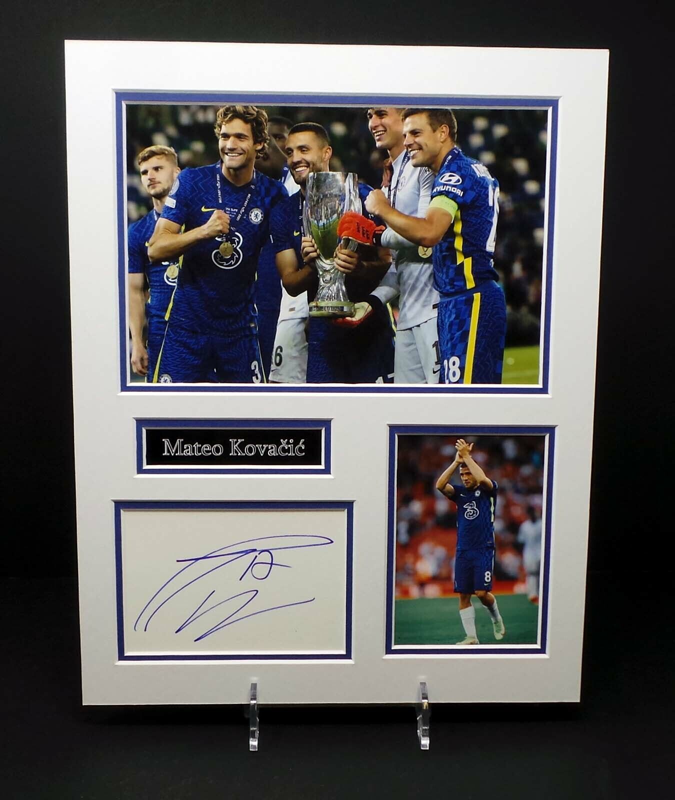 Mateo KOVACIC Chelsea Croatia Football Signed Mounted Photo Poster painting Display AFTAL RD COA