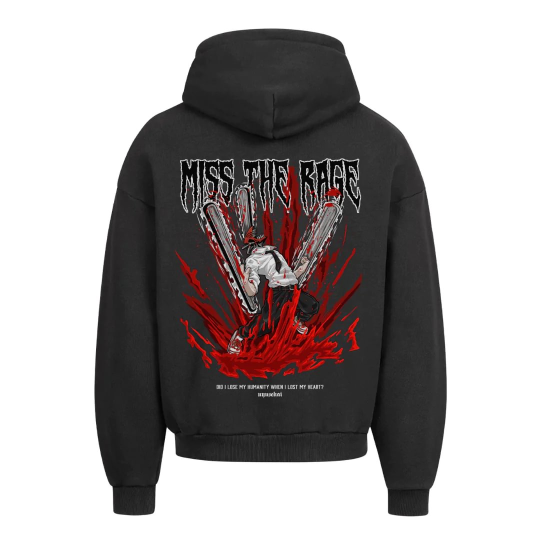 "Denji X Miss The Rage - Chainsaw Man" Oversized Hoodie