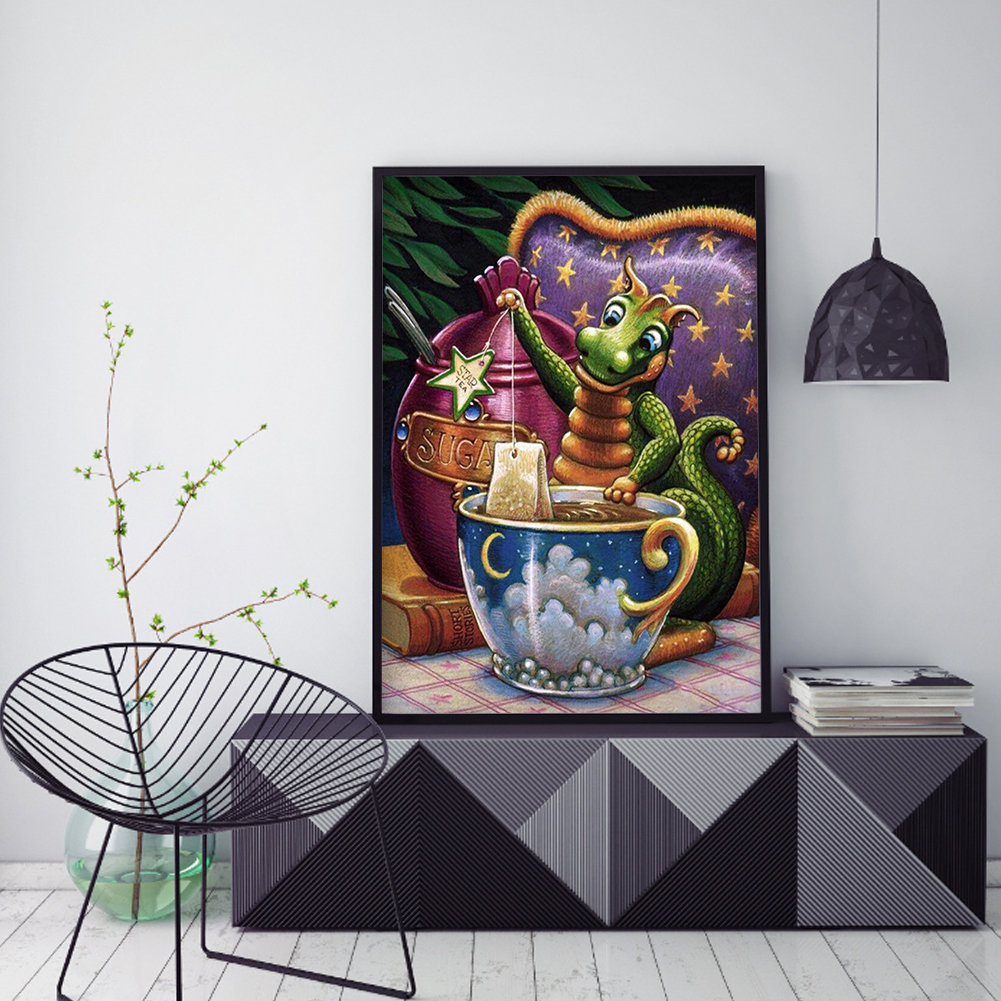 

(Multi-Size) Green Dragon - Round/Square Drill Diamond Painting - 30*40CM, Round diamond 30*40cm, 501 Original