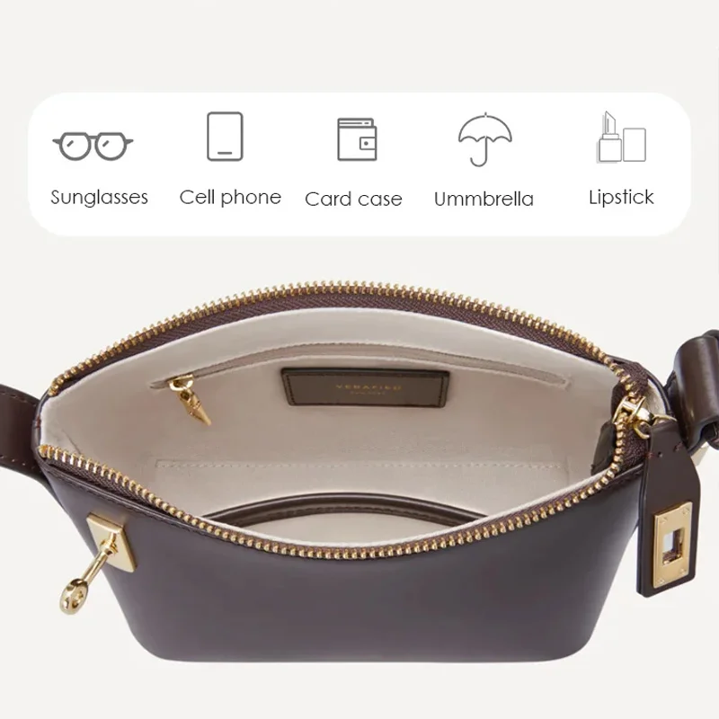 Modische Unterarm-Handtasche aus PU-Leder für Damen