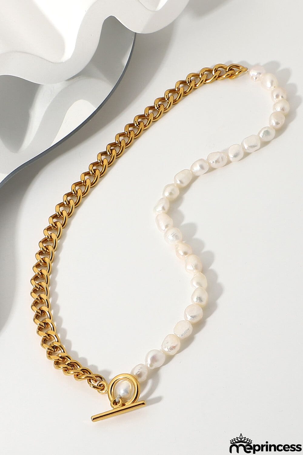 Dream Life Pearl Chunky Chain Necklace