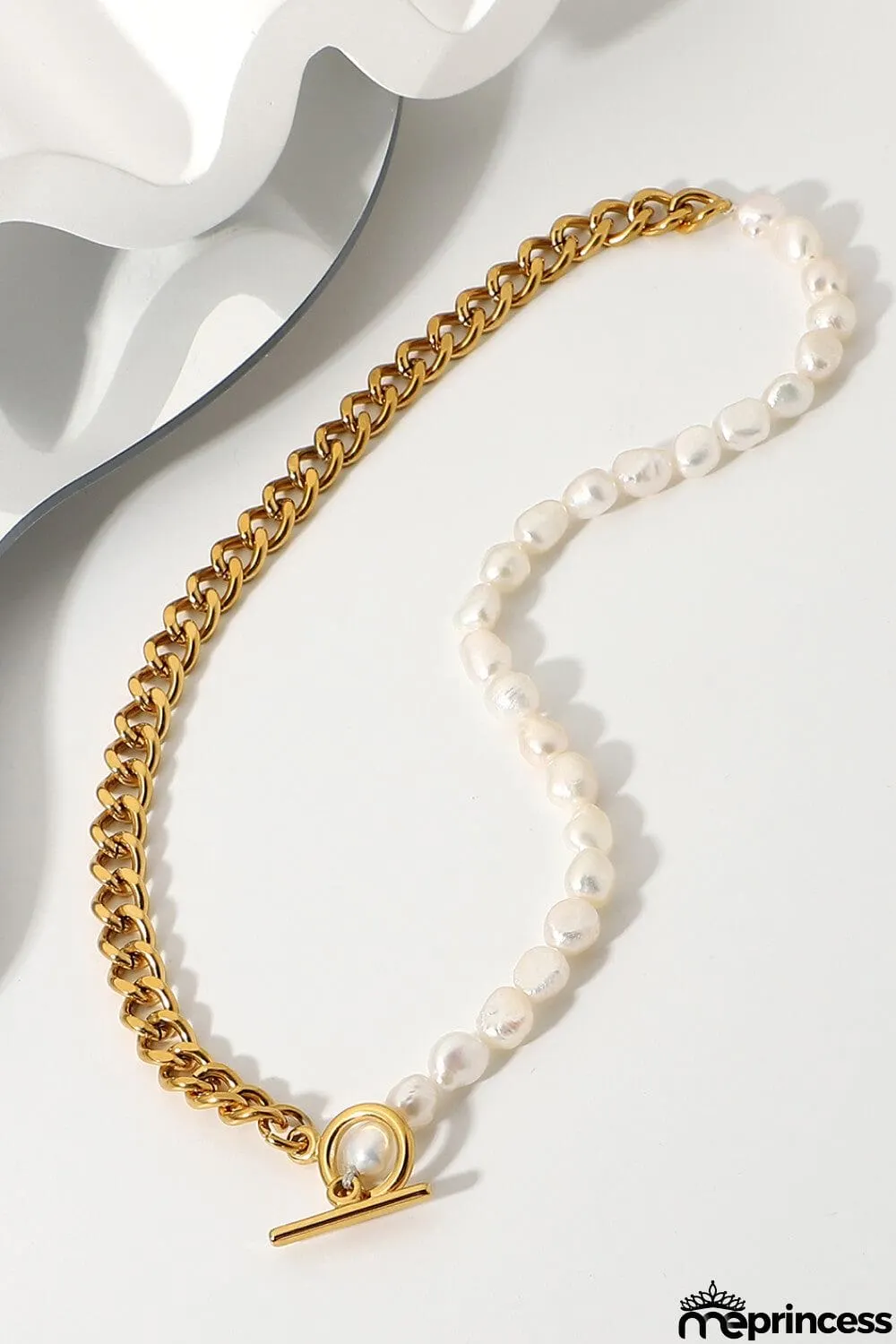 Dream Life Pearl Chunky Chain Necklace