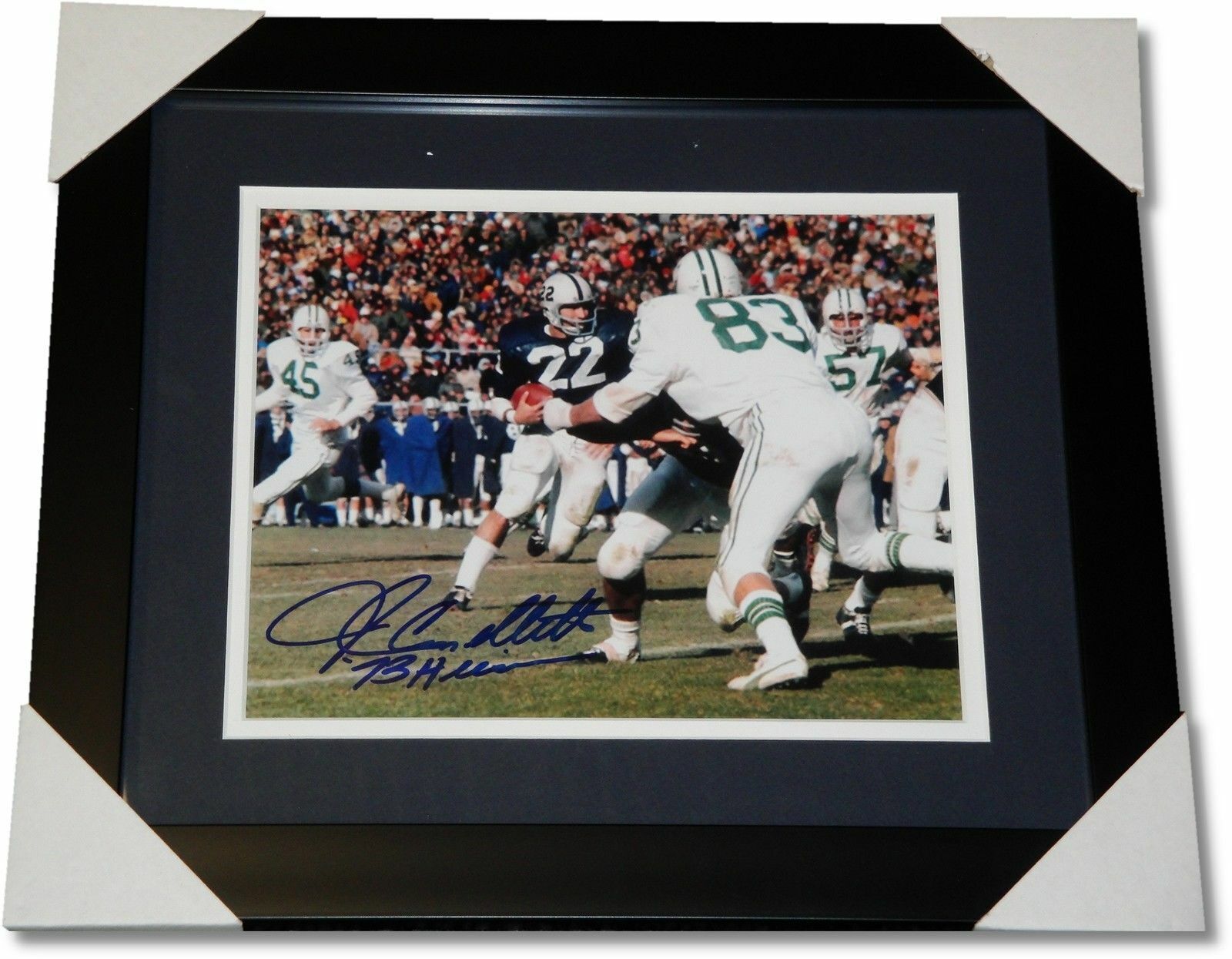 John Cappelletti Hand Signed Autograph Custom Framed 8x10 Photo Poster painting 1973 W/ COA