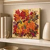 DIY Pre-Framed Autumn Festival Button Art Canvas Kit