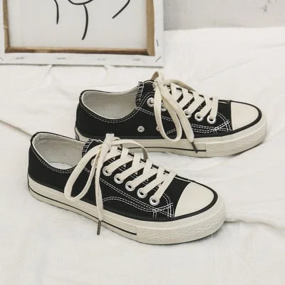Women Canvas Shoes Women Fashion Summer Casual Sneakers Student Casual Shoes High Top Woman Vulcanize Shoes 2020 Spring Autumn
