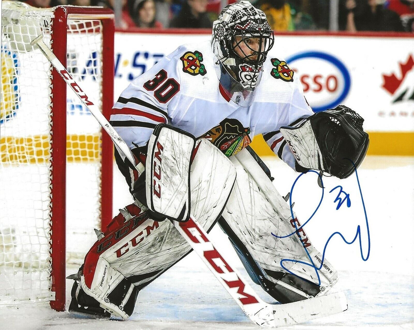 Jeff Glass signed Chicago Blackhawks 8x10 Photo Poster painting autographed Hawks