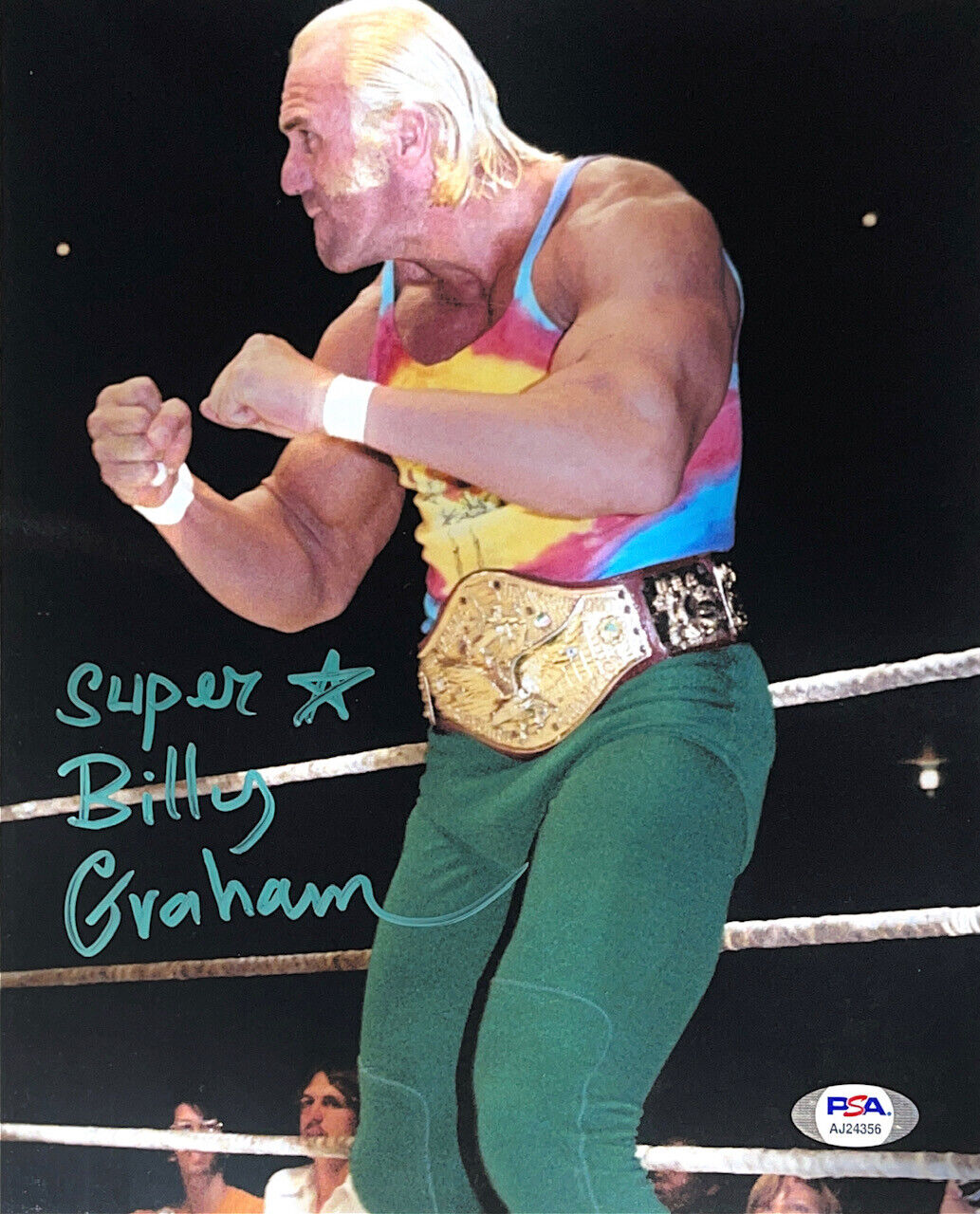 WWE BILLY GRAHAM HAND SIGNED AUTOGRAPHED 8X10 Photo Poster painting WITH PSA DNA COA RARE 29