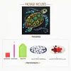 DIY Pre-Framed Turtle Button Art Canvas Kit