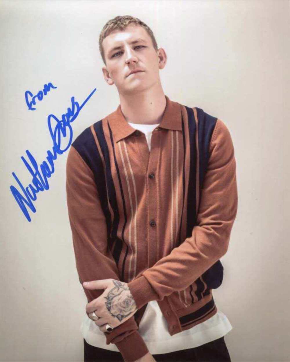 SINGER Nathan Evans autograph, IP signed Photo Poster painting