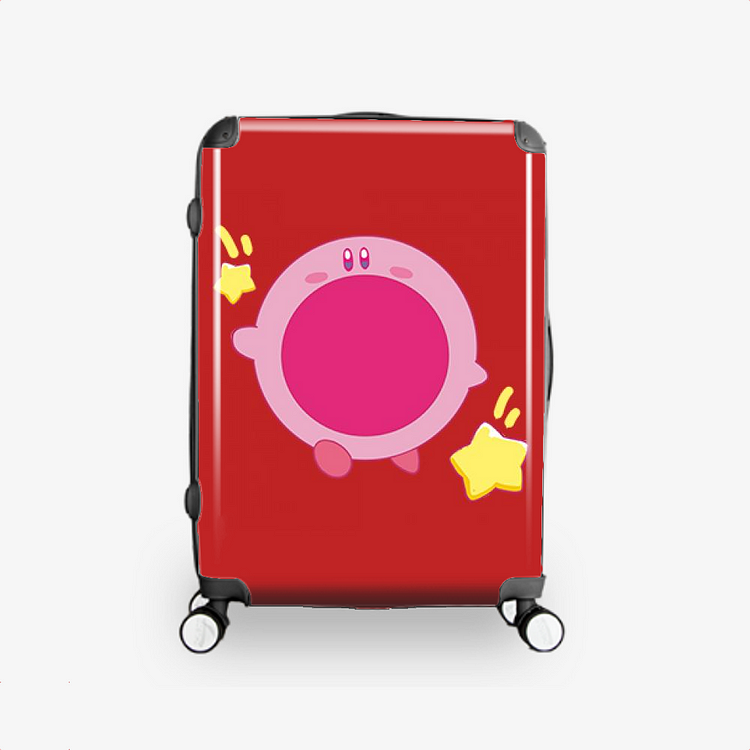 Kirby Eating The Stars Open Mouth, Kirby Hardside Luggage