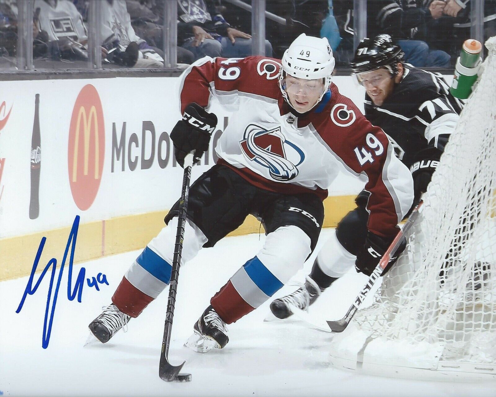 Samuel Girard Signed 8x10 Photo Poster painting Colorado Avalanche Autographed COA