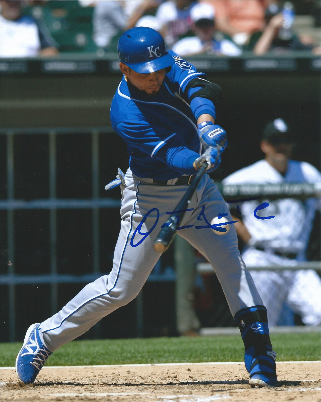 OMAR INFANTE signed autographed KANSAS CITY ROYALS 8X10 Photo Poster painting w/COA