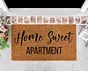 Home Sweet Apartment Doormat Coir