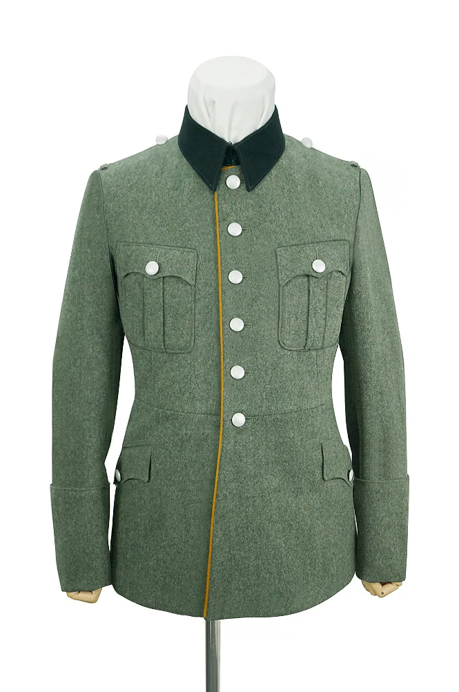   Wehrmacht German M1928 General Officer Wool Piped Service Tunic Jacket II German-Uniform