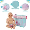 12"-16" Mermaid Diaper Pad Bag 2 Pcs Reborn Baby Doll Accessories Set - RBBI-Myrebornbabydoll&reg; Myrebornbabydoll&reg;