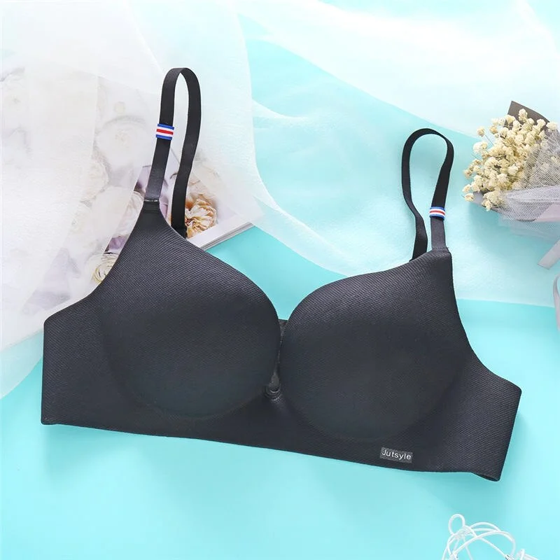 Women Bra Sexy Underwear Wireless Seamless Bras Female Brassiere Intimate Lingerie Push Up Bra Solid Color Bralette A/B Cup