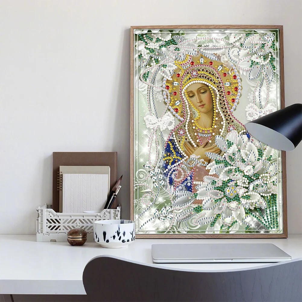 Diamond Painting - Partial Special Shaped Drill - Religion(25*30cm)