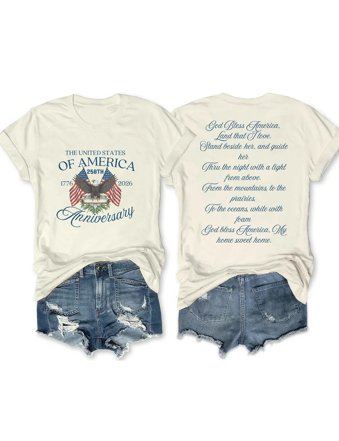 The United States Of America 250th Anniversary T-shirt