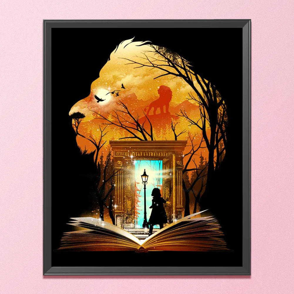 Full Cross Stitch 11CT Harry Potter Cotton DIY Stamped Embroidery Kits (1)