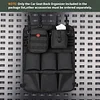 Taktisch Auto R&uuml;cksitz-Organizer MOLLE R&uuml;ckenlehnenschutz Fahrzeug Vordersitz R&uuml;ckenlehnentasche Autositz Aufbewahrungstasche, Tactical Car Seat Back Organizer, Schwarz