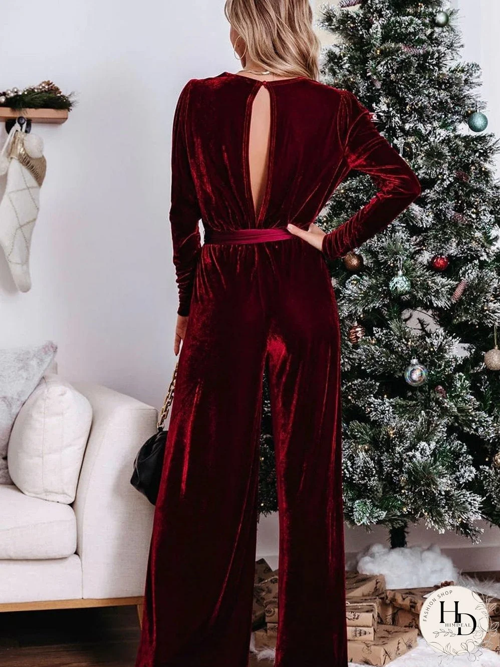 Velvet Jumpsuit for Women: Versatile and Chic