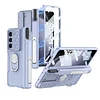Applicable To Samsung Z Fold 5 Slide Rail Lens Cover Push Window 2-In-1 Ring Holder Folding Phone Case