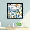 Summer-14CT Stamped Cross Stitch Kit(26x27cm)