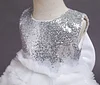 Baby Girl Sequin Baptism Princess Dress Birthday Party Dress 0-2 Years