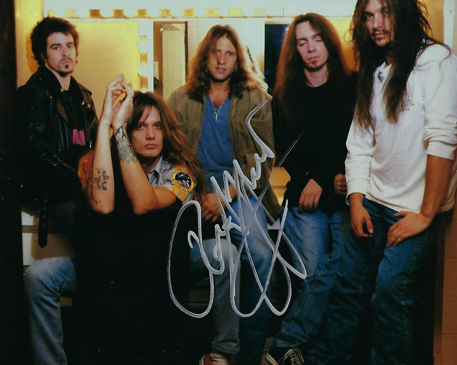 GFA Skid Row Drummer * ROB AFFUSO * Signed 8x10 Photo Poster painting R3 COA