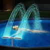 2Pcs Pool Fountain Adapter Set 1 Male 1 Female Ground Pool Fountain Adapters Non-Slip ABS Swimming Pools Equipment Pools Waterfall Connector For SummerWave & Funsicle