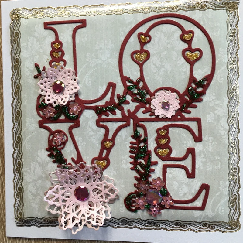 3D Flower Metal Cutting Die Stencils for DIY Scrapbooking Album Decorative Embossing Handmade Paper Cards Gift