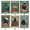 (Multi-Style) Black Cat-11CT Stamped Cross Stitch 40*60cm/15.75*23.62in (Big Size)