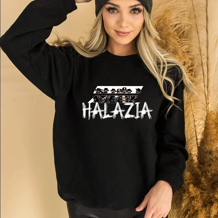 ATEEZ HALAZIA Photo Sweatshirt officialateezshop