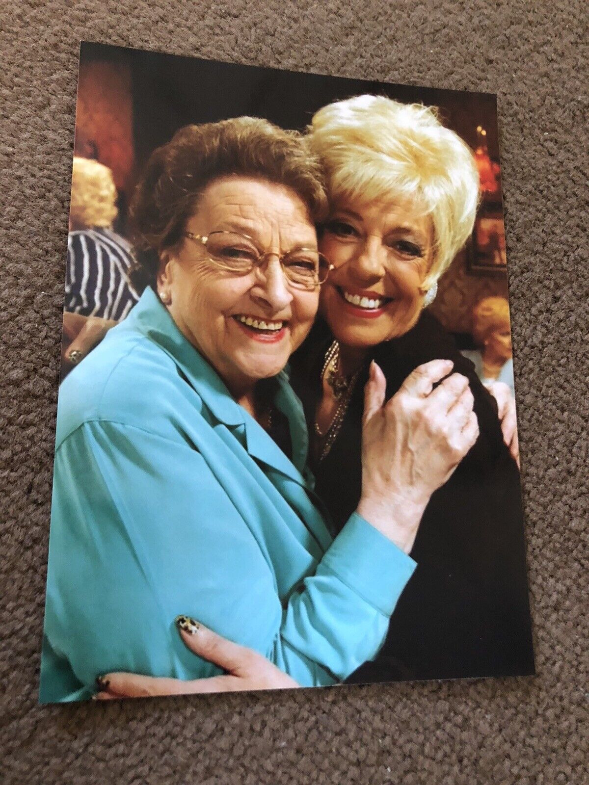 JULIE GOODYEAR & BETTY DRIVER (CORONATION STREET) UNSIGNED Photo Poster painting- 7x5”