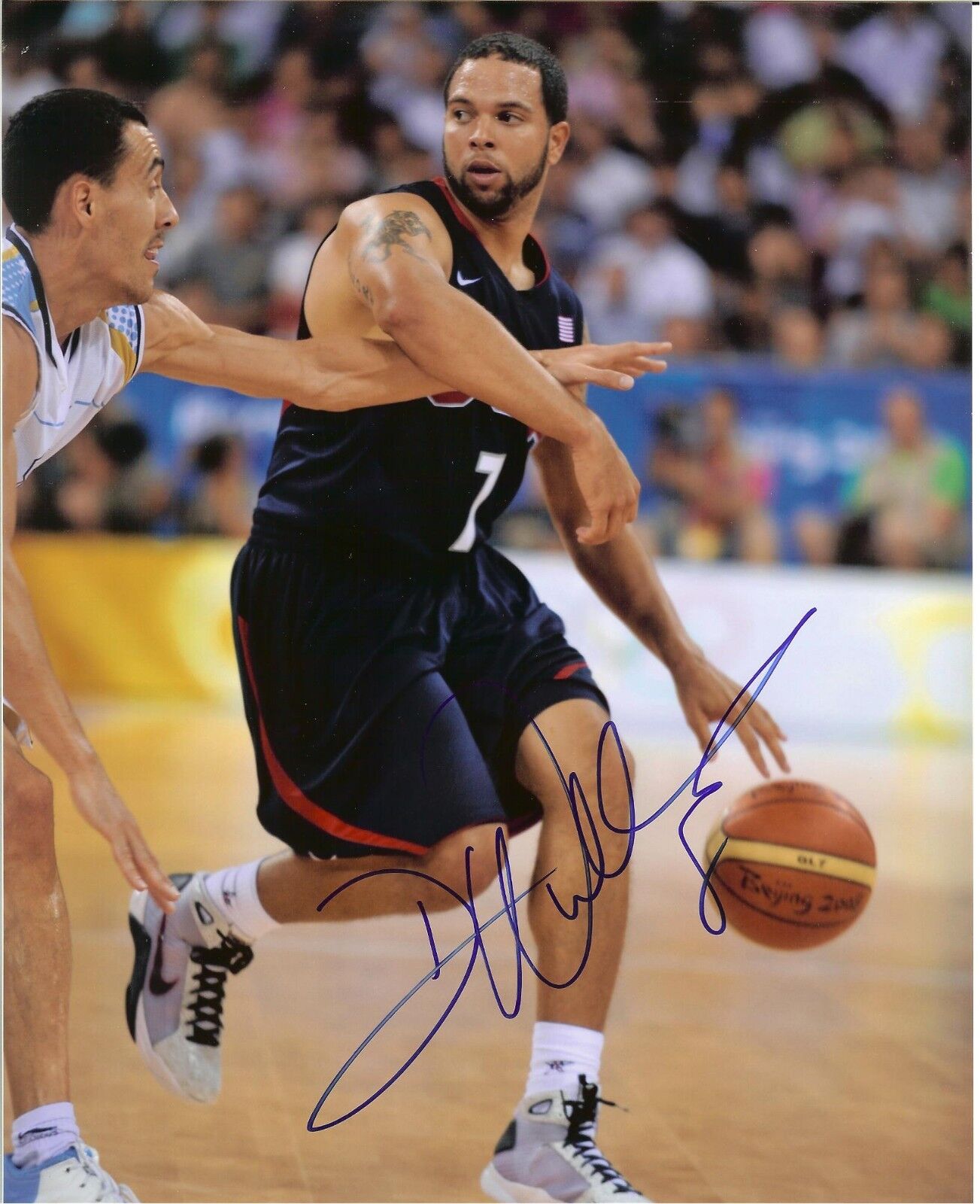 Deron Williams autographed 8x10 #2  Shipping