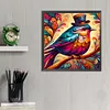 >SALE<5D DIY Full Round Drill Diamond Painting Cute Bird Kit Home Decoration 30x30cm