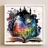 (Stamped/Counted) Magic Book - 11CT Cross Stitch 50*50cm/19.69*19.69in