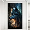 Diamond Painting -Full Round Drill Wolf(70*40 CM)