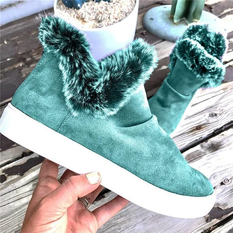 Women’s Ultra-Warm Thick Bottom Suede Ankle Boots shopify Stunahome.com