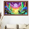 Luxury AB Velvet Diamond Painting Kit - Magical Landscape