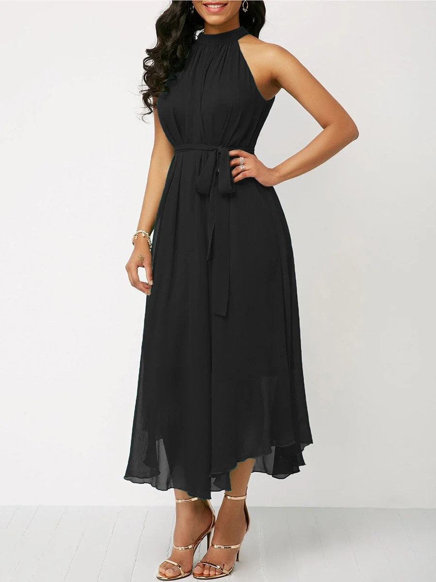 Off Shoulder Chiffon Pleated Dress