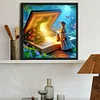 Diamond Painting-DIY Full Round Drill Fairy in the Book
