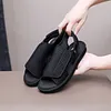 Unisex Adjustable Widened Lightweight Slippers Shoes for Elderly Diabetic Swollen Feet Sandals