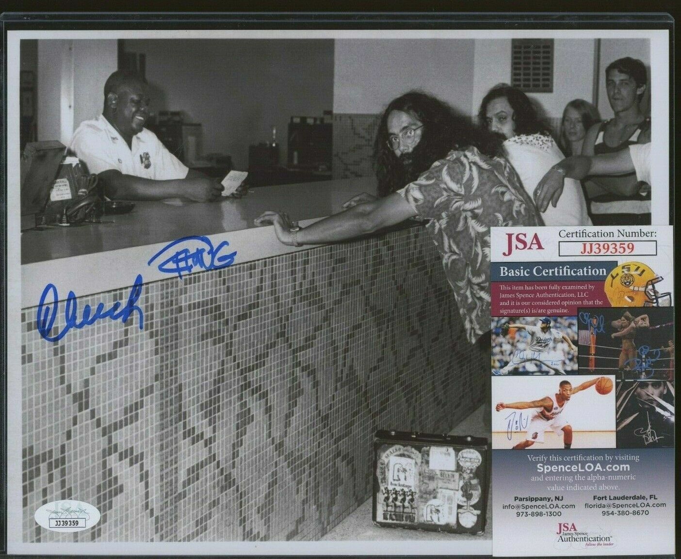 Cheech Marin & Tommy Chong signed Cheech & Chong 8x10 Photo Poster painting JSA COA (K)