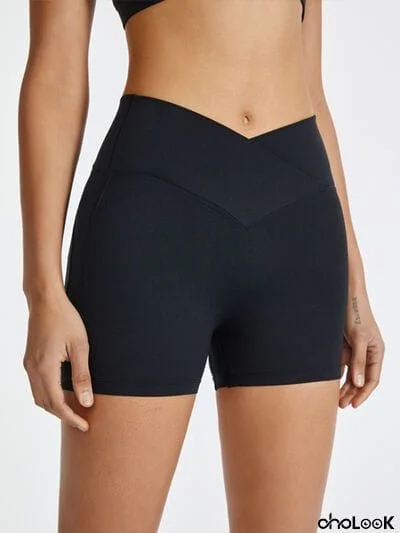 High Waist Active Shorts