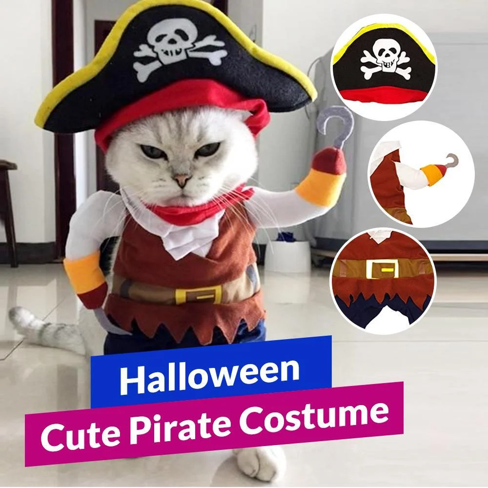 Lovepetplus - Halloween Cute Pirate Costume  