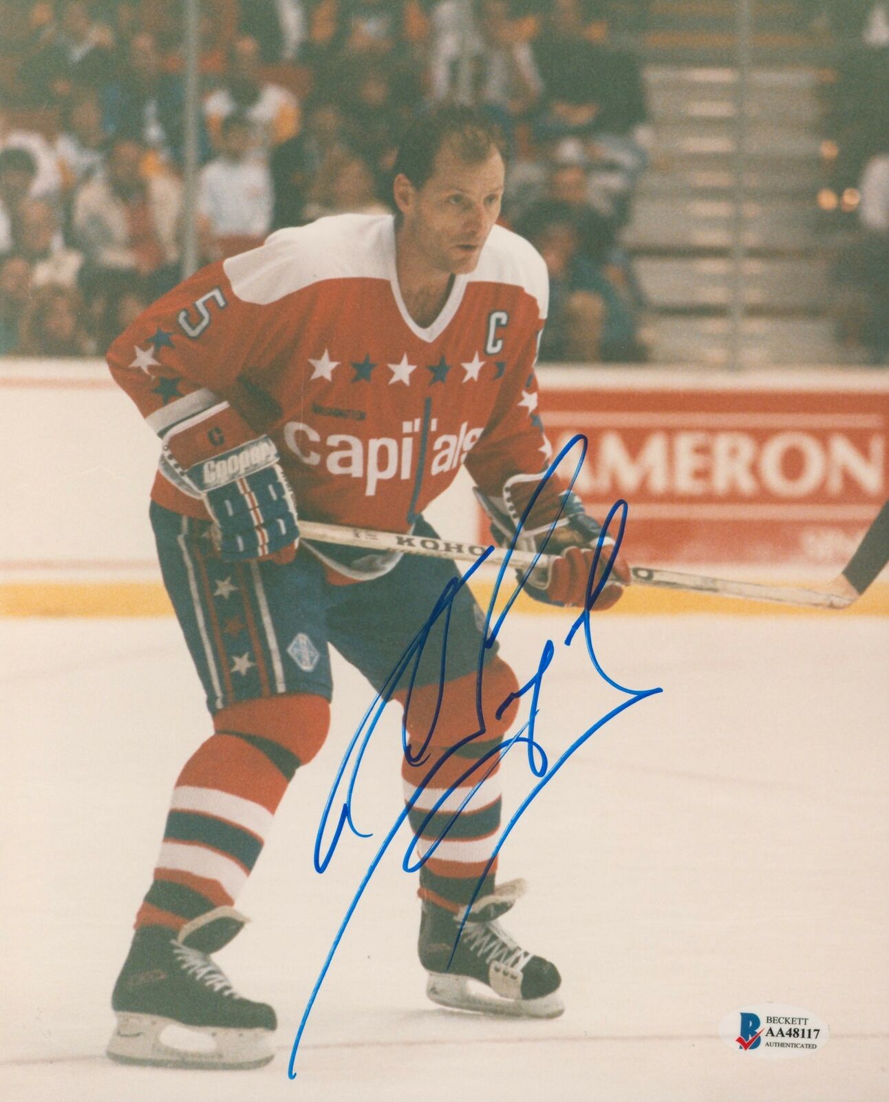 Capitals Rod Langway Authentic Signed 8x10 Photo Poster painting Autographed BAS #AA48117